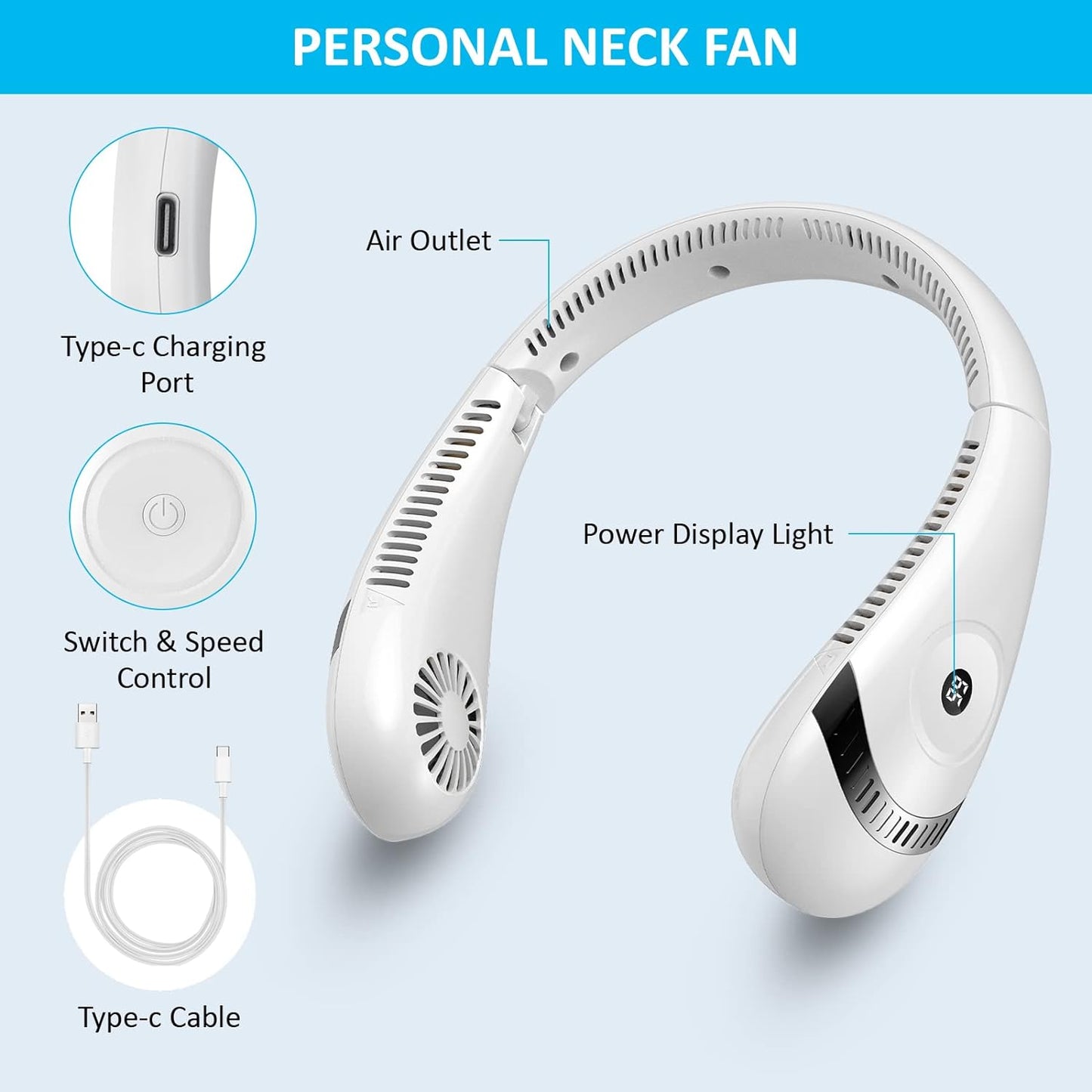 Portable Neck Fan