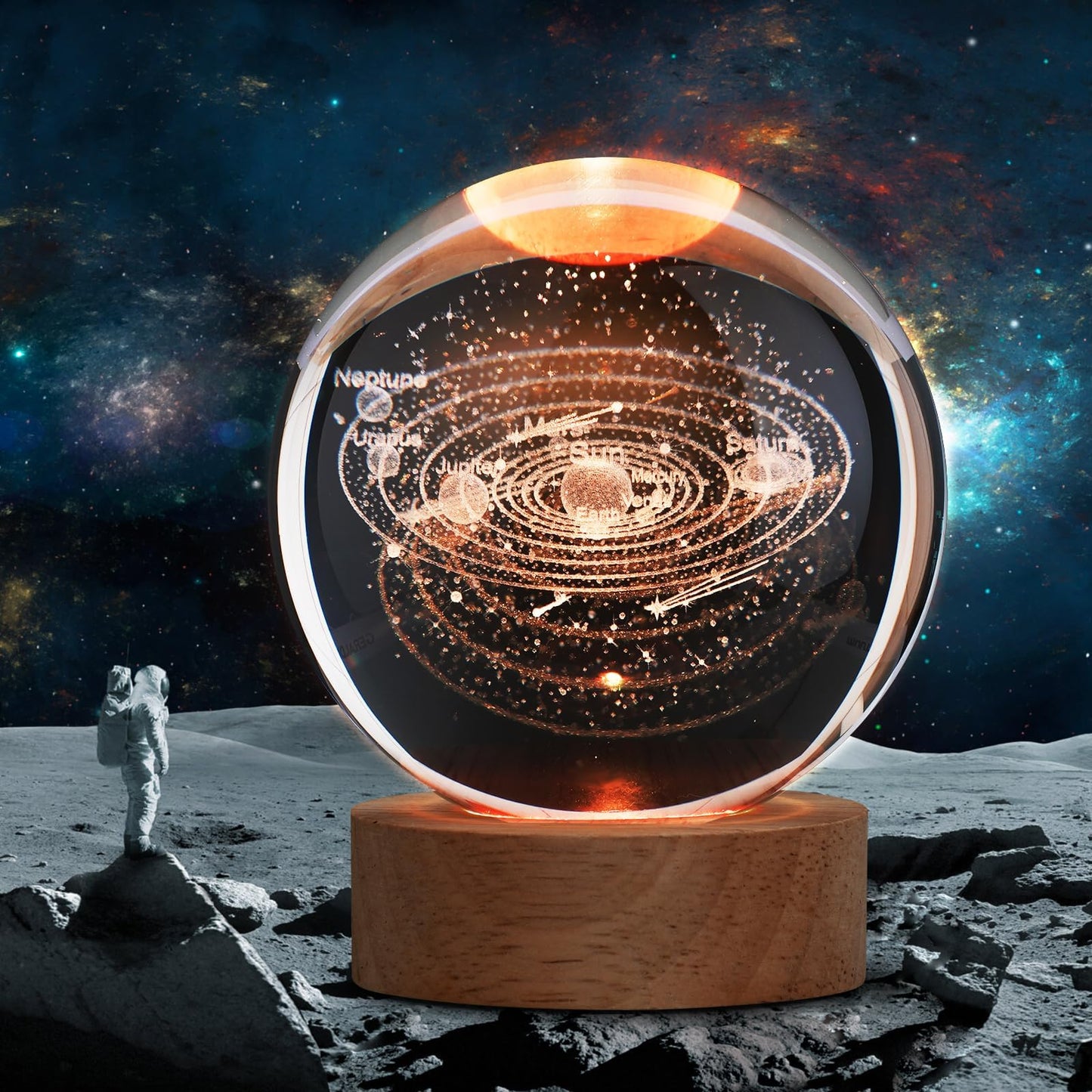 3D Crystal Lamp Ball(Assorted Design)